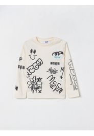 T-shirt in cotone stampata Msgm Kids
