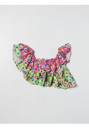 Top asimmetrico Msgm Kids a fantasia floreale