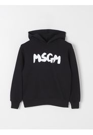 Felpa con cappuccio e logo Msgm