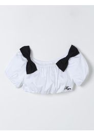 Top Msgm Kids in cotone con maxi fiocchi