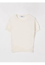 Maglia a girocollo in cotone Msgm Kids