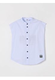 Camicia a righe con logo Msgm Kids