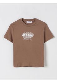 T-Shirt MSGM KIDS Bambino colore Marrone