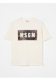 T-Shirt MSGM KIDS Bambino colore Crema