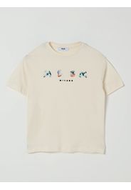 T-shirt in cotone con logo Msgm Kids