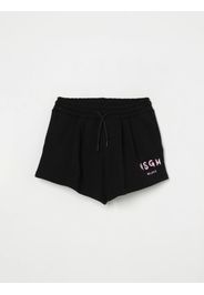 Pantaloncino sportivo in cotone con logo Msgm Kids