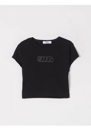 T-shirt in cotone con logo Msgm Kids