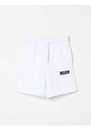 Shorts sportivi in cotone con logo Msgm Kids