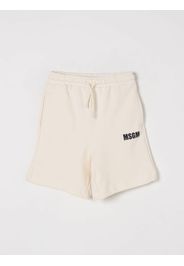 Shorts sportivi in cotone con logo Msgm Kids