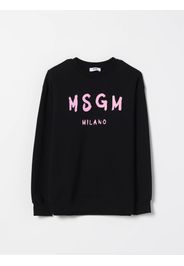 Felpa a girocollo con logo Msgm Kids
