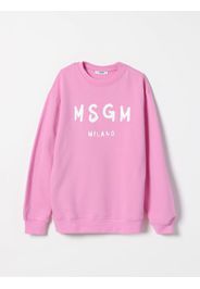 Felpa a girocollo con logo Msgm Kids