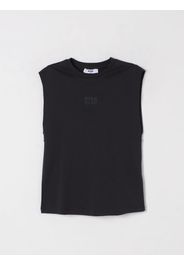 Canotta in cotone con logo Msgm Kids