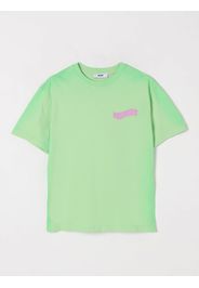 T-shirt in cotone con logo Msgm Kids