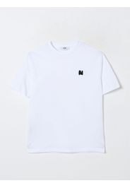 T-shirt in cotone con mini logo Msgm Kids