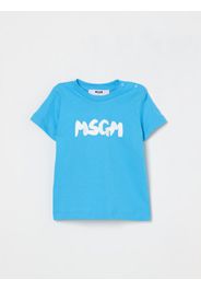 T-Shirt MSGM KIDS Bambino colore Turchese