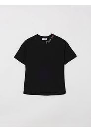 T-shirt in cotone con mini logo Msgm Kids