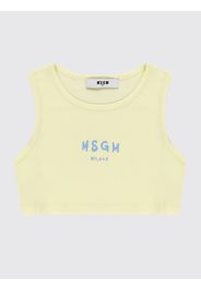 MSGM Top Bambino colore Giallo