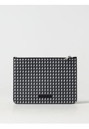 Pouch Thunder Neil Barrett in pelle a micro grana