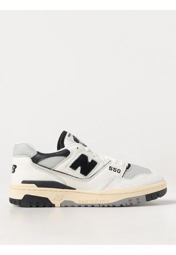 Sneakers 550 New Balance in pelle e mesh