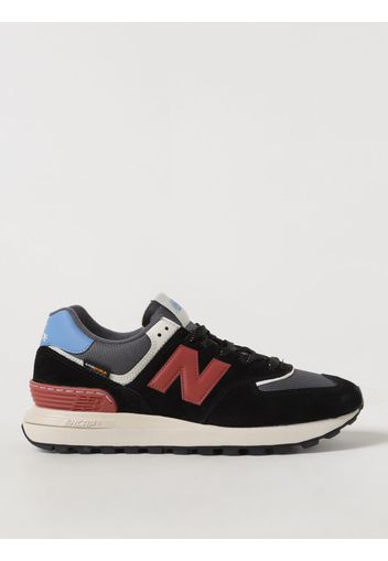 Sneakers 574 New Balance in camoscio e mesh