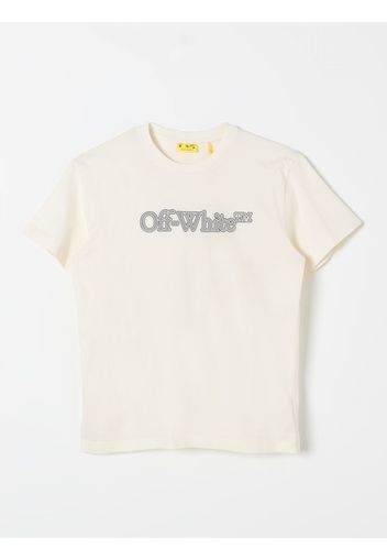 T-shirt in cotone con logo Off-White Kids