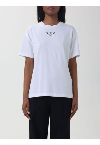 T-shirt Off-White in cotone con logo