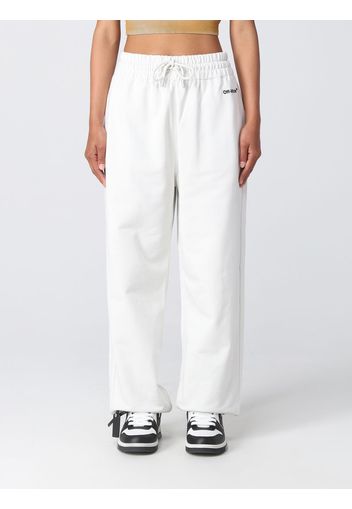Pantalone Off-white in misto coton