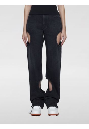 Jeans OFF-WHITE Donna colore Nero