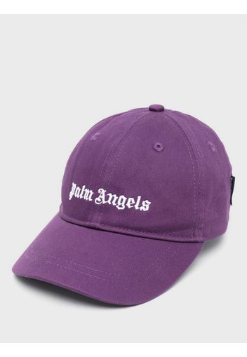 Cappello Palm Angels Kids in cotone con logo ricamato