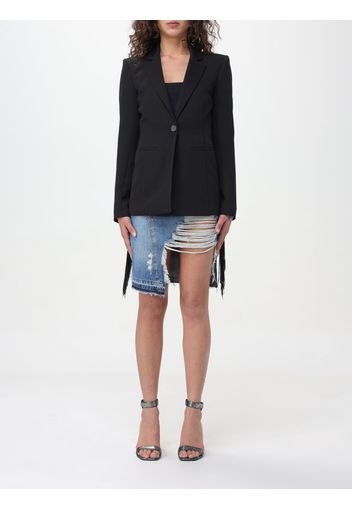 Blazer Patrizia Pepe in tessuto stretch con frange