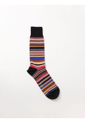 Calze Paul Smith in cotone stretch con righe all over