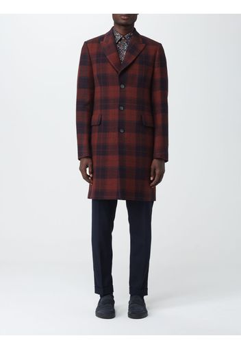 Cappotto Paul Smith in lana con stampa check