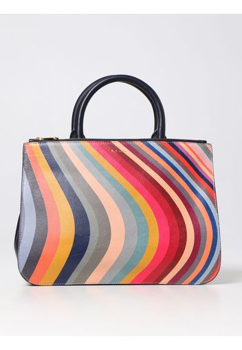 Borsa paul smith in pelle a grana multicolor