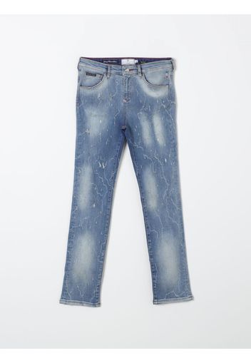 Pantalone PHILIPP PLEIN Bambino colore Blue