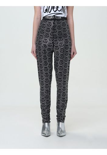 Pantalone Philipp Plein in misto cotone con strass