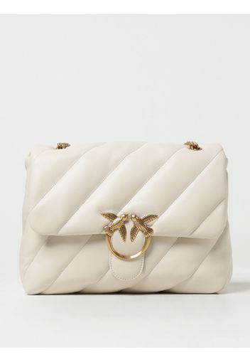 Borsa Love Puff Pinko in nappa matelassé con logo