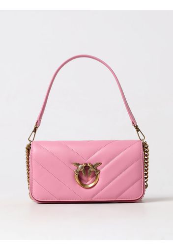 Borsa Love Click Baguette Pinko in nappa matelassé