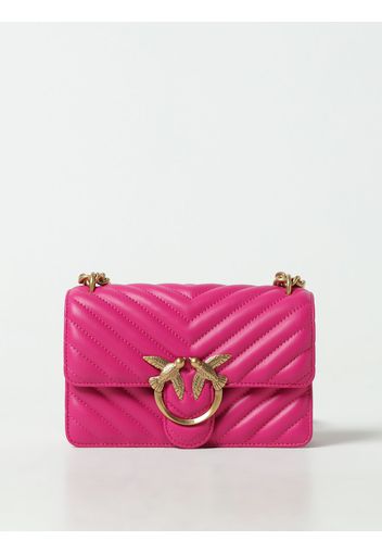 Borsa Love Mini Pinko in nappa matelassé