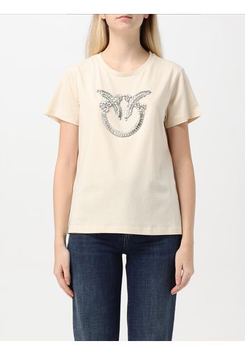 T-shirt Love Birds Pinko in cotone