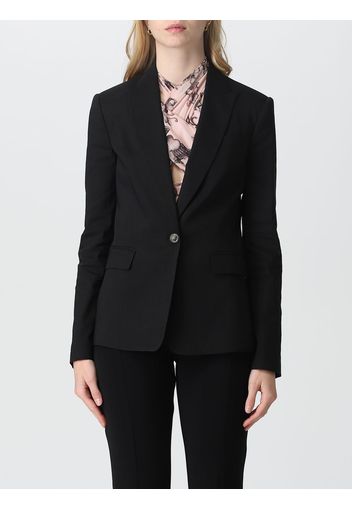 Blazer Equilibrato Pinko in misto lino