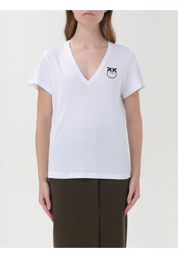 T-shirt Pinko in cotone con logo