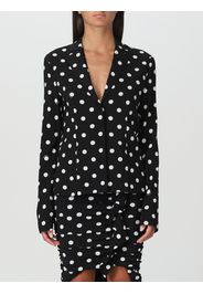 Blazer Pinko in misto viscosa con motivo a pois