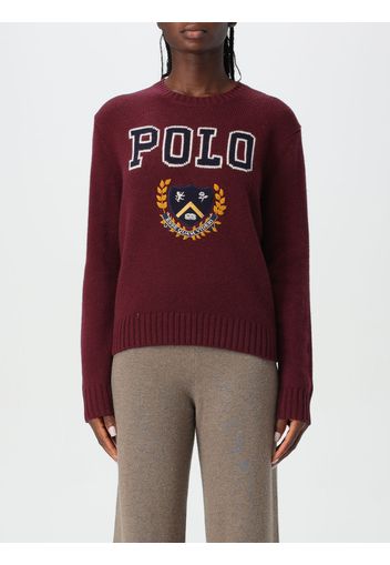 Maglia POLO RALPH LAUREN Donna colore Bordeaux