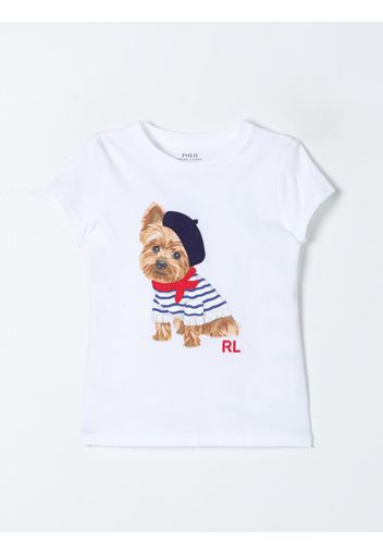 T-Shirt POLO RALPH LAUREN Bambino colore Bianco