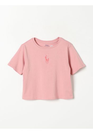 T-Shirt POLO RALPH LAUREN Bambino colore Rosa