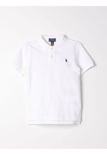 Polo POLO RALPH LAUREN Bambino colore Bianco