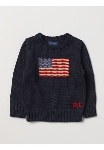 Maglia POLO RALPH LAUREN Bambino colore Blue Navy