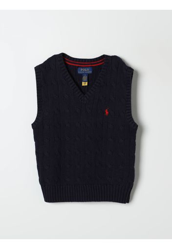 Gilet POLO RALPH LAUREN Bambino colore Blue