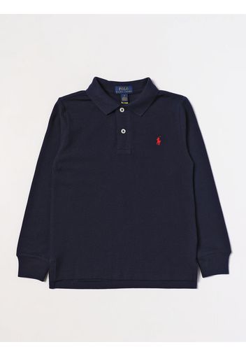 Polo POLO RALPH LAUREN Bambino colore Blue Navy