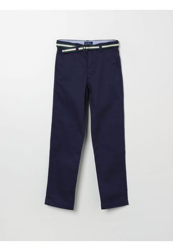 Pantalone POLO RALPH LAUREN Bambino colore Blue Navy